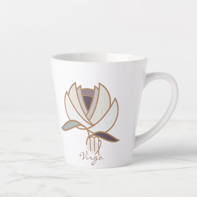 Virgo Zodiac Boho Tasse (Rechts)