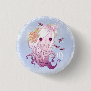 Virgo-Zodiac Button