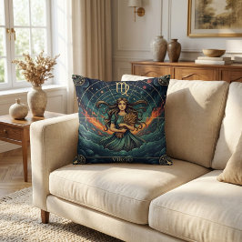 Virgo Zodiac Celestial Kissen