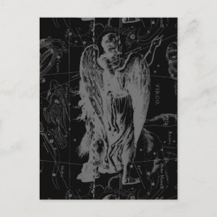 Virgo Zodiac Constellation Hevelius 1690 Postkarte