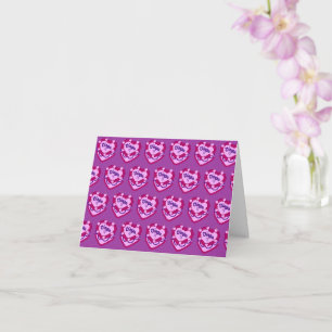Virgo Zodiac Coquette Herz Birthday Cake Karte