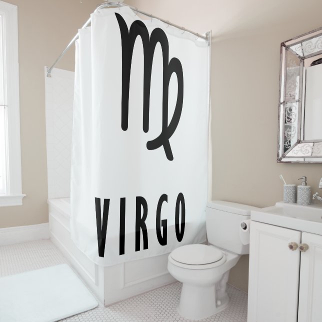 Virgo zodiac duschvorhang (Beispiel)