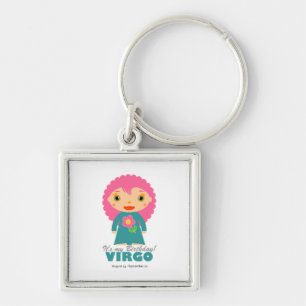 Virgo Zodiac für Kinder Schlüsselanhänger