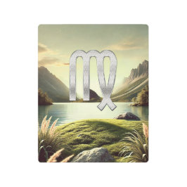 "Virgo Zodiac - Glittered Elegance in Nature