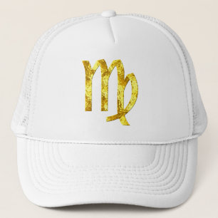 Virgo Zodiac Gold Symbol Truckerkappe