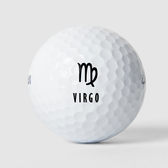 Virgo zodiac golfball (Vorderseite)