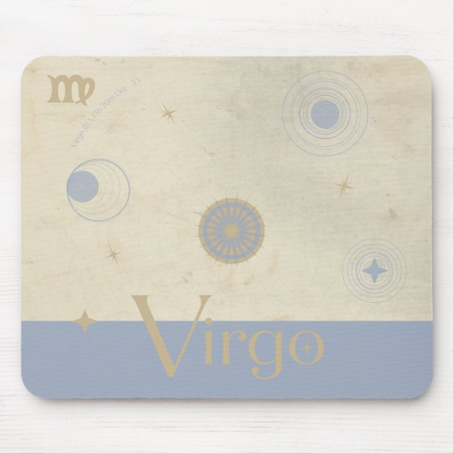 Virgo Zodiac Mousepad (Vorne)