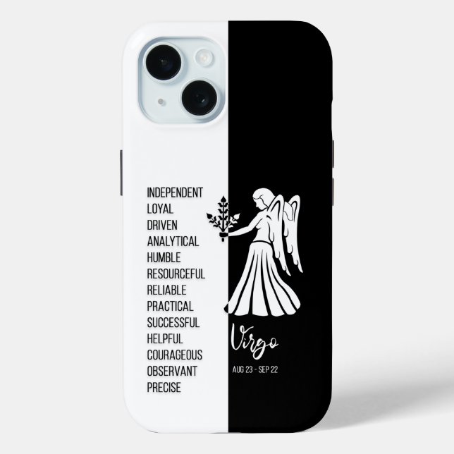 Virgo Zodiac Sign Case-Mate iPhone Hülle (Rückseite)