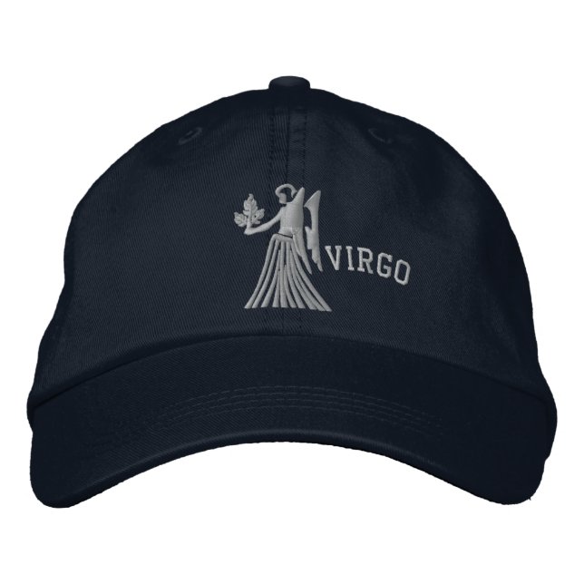 Virgo Zodiac Sign Embroidery August 23 - 22. Septe Bestickte Baseballkappe (Vorderseite)