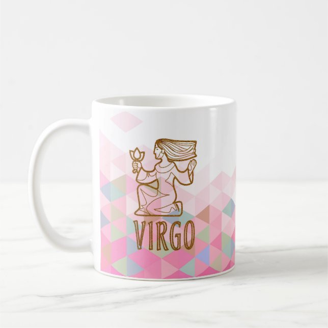 Virgo Zodiac Sign Kaffeetasse (Links)