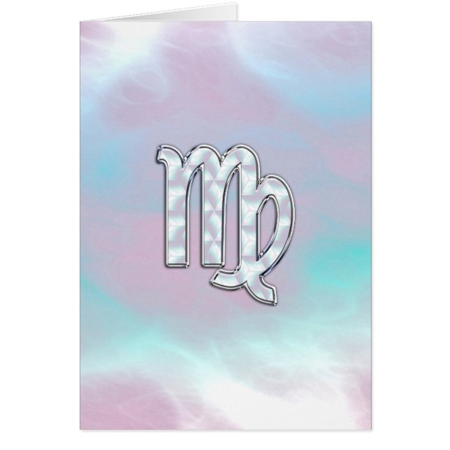 Virgo Zodiac Sign on Pastels Mutter von Pearl (Vorne)