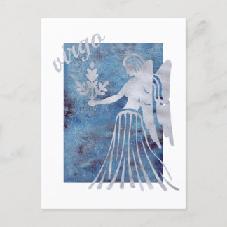 Virgo Zodiac Sign Postcard Postkarte