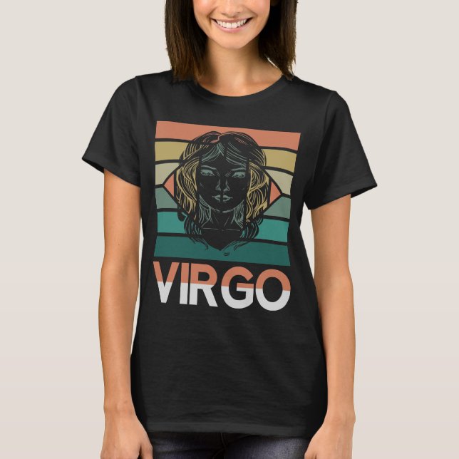 Virgo Zodiac Sign T-Shirt (Vorderseite)