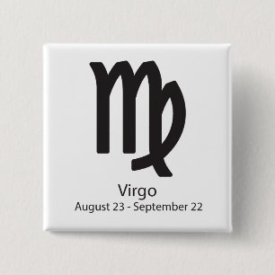 Virgo zodiac signe August 23 - 22. September Button