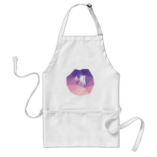 Virgo zodiac signiert lila moderne Schürze