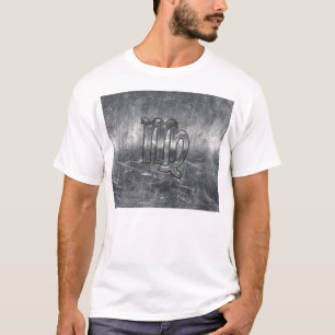 Virgo Zodiac Signierung in Grunge Bedresste Style T-Shirt