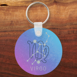 Virgo Zodiac Star Sign Horoscope Constellation Schlüsselanhänger