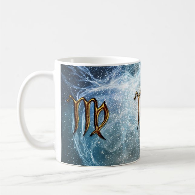 VIRGO Zodiac Star Sign Tasse (Links)