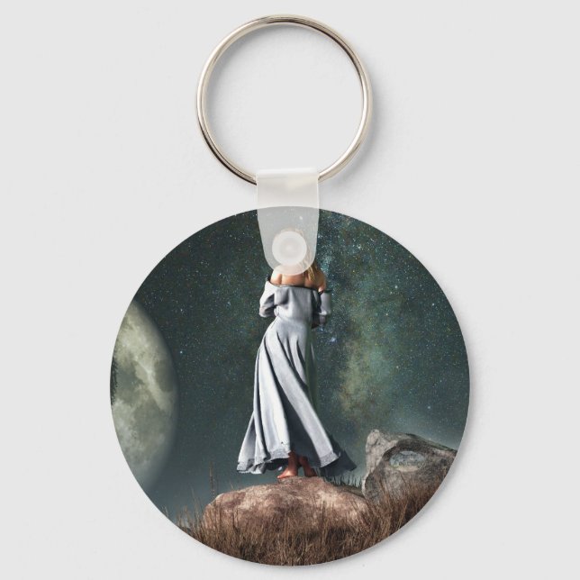 Virgo Zodiac-Symbol Schlüsselanhänger (Vorderseite)