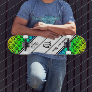 Virgo Zodiac Symbol Standard von Kenneth Yoncich Skateboard