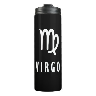 Virgo zodiac thermosbecher