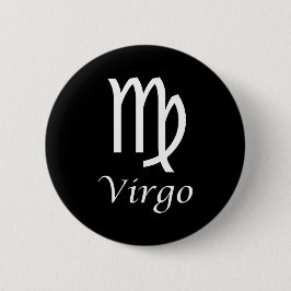 'Virgo' Zodiac-Zeichen Button
