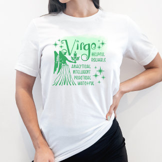 Virgo Zodiac-Zeichen-Horoskop Persönliche Merkmale T-Shirt
