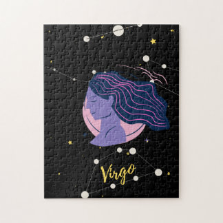 Virgo Zodiac-Zeichen im Weltraum Puzzle