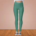 Viridian Solid Color Leggings<br><div class="desc">Viridian Solid Color</div>