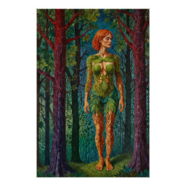 “Viridra’s Portrait” -  Veins of the Canopy    Poster