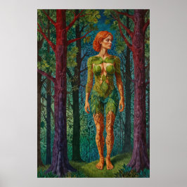 “Viridra’s Portrait” - Veins of the Canopy Poster