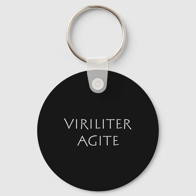 Viriliter agite schlüsselanhänger (Vorderseite)