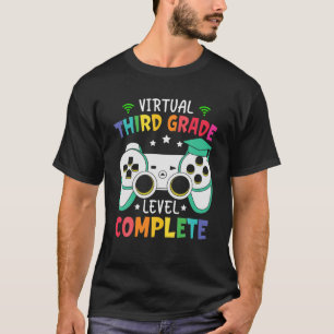 Virtual 3Rd Grad Graduation Level Complete Video T-Shirt