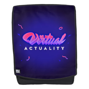 Virtual Acality Vaporwave Retro 80er Style Rucksack