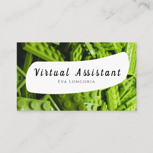 Virtual Assistant Business Card Visitenkarte (Vorderseite)