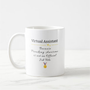 Virtual Assistant Freaking Phantastische Jobbezeic Kaffeetasse