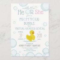 Virtual Baby Gender Reveal Ente Wadle Es ist
