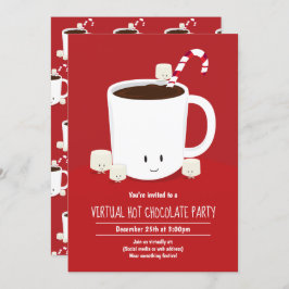 Virtual Christmas Party Hot Chocolate Hot Cocoa Einladung