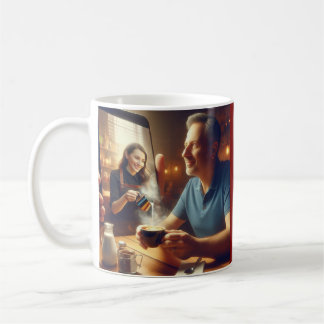 Virtual Coffee Connection: Barista's Art Kaffeetasse