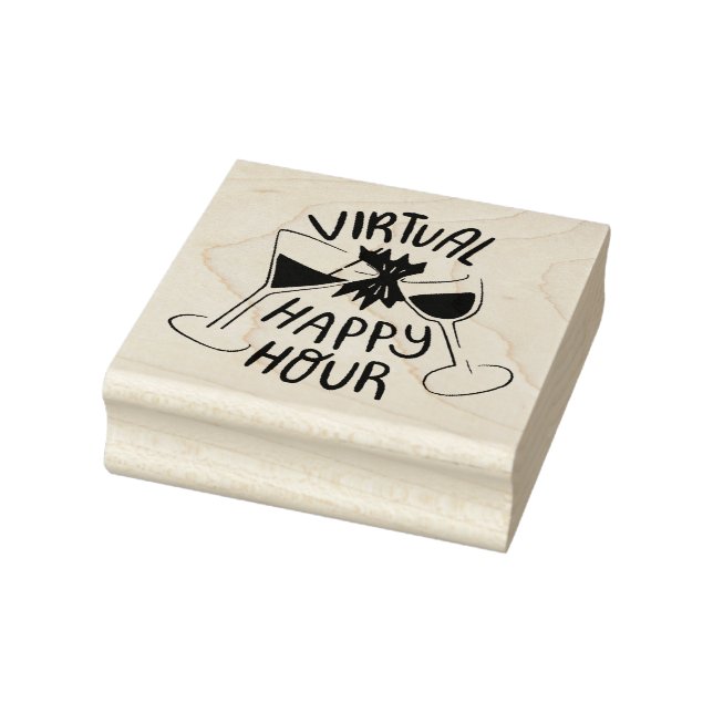 Virtual Happy Hour Gummistempel (Stempel)