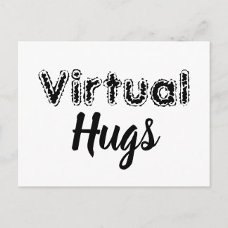 Virtual Hugs Postkarte