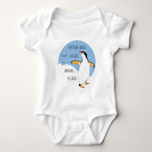 Virtual Hugs und Kisses Baby Jersey Bodysuit Strampler