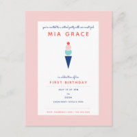 Virtual Kindergeburtstag Ice Cream Modernes Party