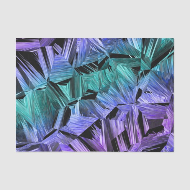 virtual reality, dark crystal gradient seidenpapier (Vorderseite)
