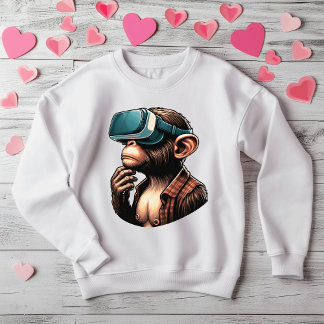 Virtual Reality Enthusiasten - Trendy Monkey in VR T-Shirt