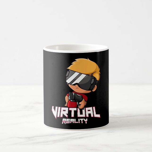 Virtual-Reality-Gamer Kaffeetasse (Mittel)
