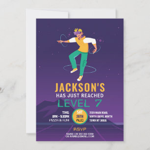 Virtual Reality VR Digital Gaming Gamer Einladung