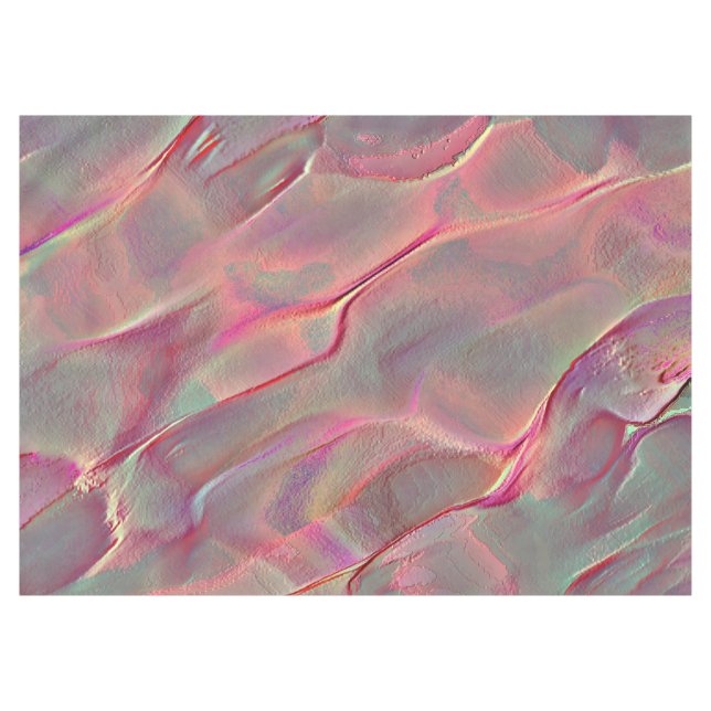 Virtual rock in satin tone, peach oder lebende Kor Tischdecke (Vorderseite (Horizontal))
