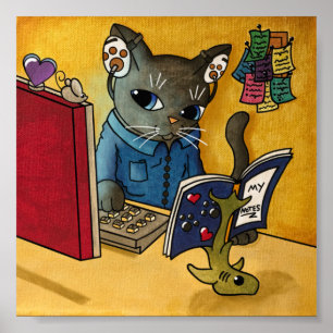 Virtual Teacher zurück zur Schule 2020 Geschenk fü Poster