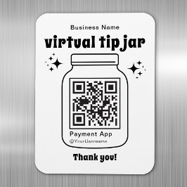 Virtual Tip Jar mit QR-Code Magnet